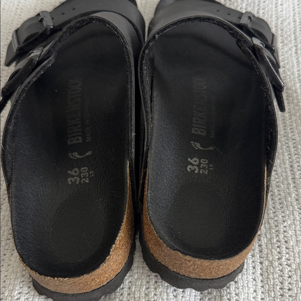 Birkenstock Black Arizona Sandals - Picture 8 of 12